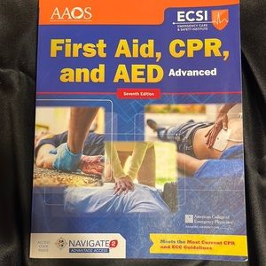 First Aid, CPR, and AED BRAND NEW